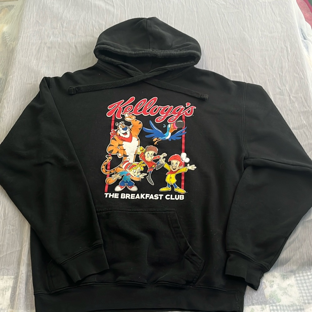 Kellogg’s / Black hoodies / Size M / The breakfast club